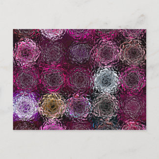 abstrakte Blume Postkarte
