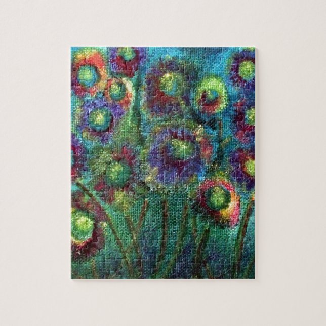 Abstrakte Blume Puzzle (Vertikal)