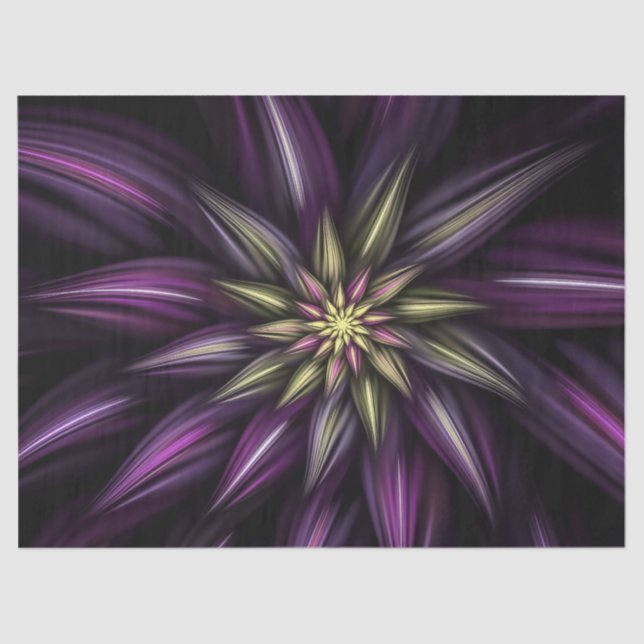 abstrakte Blume Seidenpapier (Vorderseite)