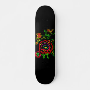 Abstrakte Blume Skateboard