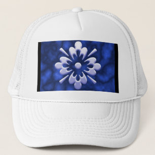 Abstrakte Blume Truckerkappe