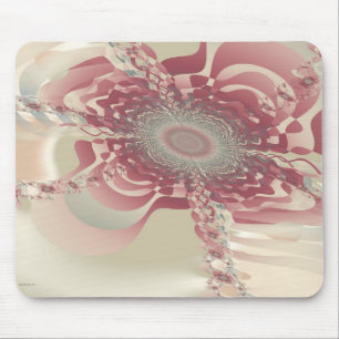 Abstrakte Blume uF Mousepad