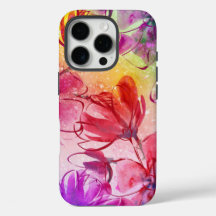 Abstrakte Blume und warmes Wasser