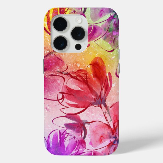 Abstrakte Blume und warmes Wasser Case-Mate iPhone Hülle (Rückseite)