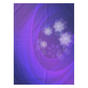 Abstrakte Blume zum Hintergrund des gefalteten Ind Tischdecke