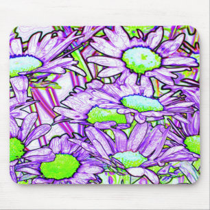 Abstrakte Blumen Mousepad