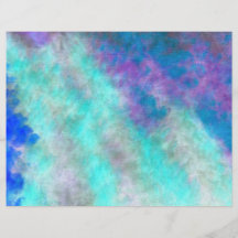 Abstrakte Blumenart Aquamarin Blaues Lila Entwerfe