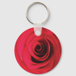 Abstrakte Blumendetailansicht einer roten Rose Schlüsselanhänger