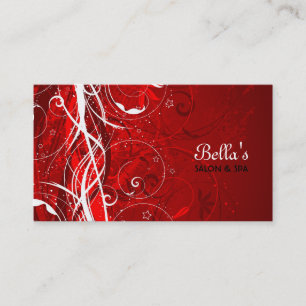 Abstrakte Blumenentwurfs-Geschäfts-Karte Visitenkarte