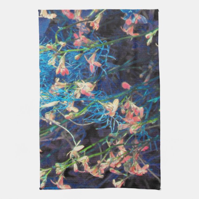 Abstrakte Blumenfantasie Küchentuch (Vertikal)