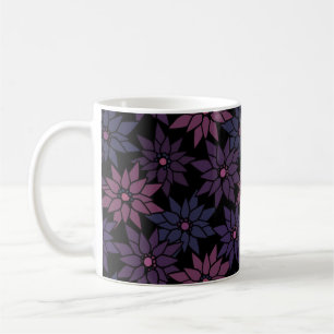 Abstrakte blumengeschmückte Blume romantischer Car Kaffeetasse