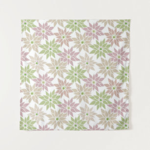 Abstrakte blumengeschmückte Blume romantischer Car Wandteppich