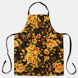 Abstrakte Blumenglastextur Schürze