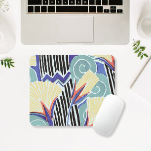 Abstrakte Blumenkunst von E.A. Séguy Mousepad