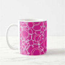 Abstrakte Blumenmatrix (Hot Pink) Fine Art