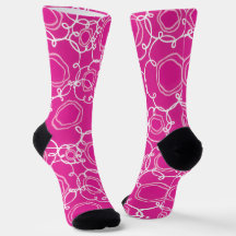 Abstrakte Blumenmatrix (Hot Pink) Fine Art