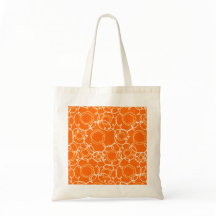 ABSTRAKTE BLUMENMATRIX ORANGE