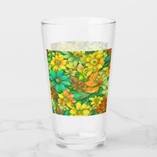 Abstrakte Blumennummer 67 Glas