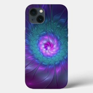Abstrakte Blumenpracht Farbige Fraktalkunst-Blume Case-Mate iPhone Hülle