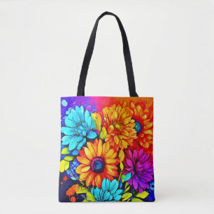 Abstrakte Blumenpracht in Multicolor