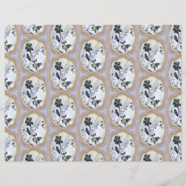 Abstrakte blumige Medallion (Vorderseite)