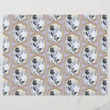 Abstrakte blumige Medallion