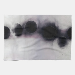 Abstrakte Blush-Orbit-Kunst Geschirrtuch