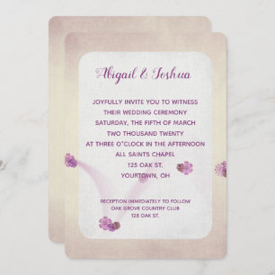 abstrakte Blütenextraktion Einladung