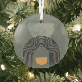 Abstrakte Bohemische Formen Ornament Aus Glas