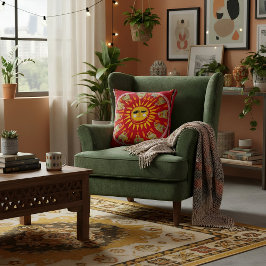 Abstrakte Boho-Geometrie für sie Kissen