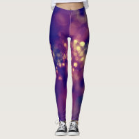 Abstrakte Bokeh Gemusterte Leggings