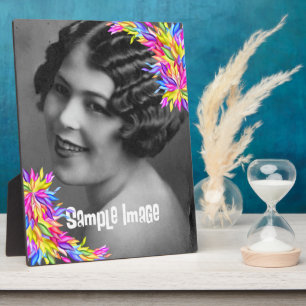 Abstrakte Border Art Plaque Fotoplatte