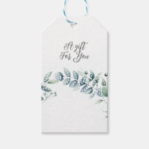 Abstrakte Botanik Eukalyptus Geschenkanhänger