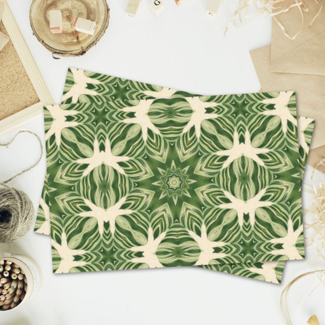 abstrakte botanische tropische Blätter mit Pflanze Seidenpapier (greenery abstract botanical tropical palm leaves tissue paper)