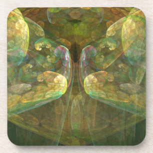 Abstrakte Brain Materie Getränkeuntersetzer