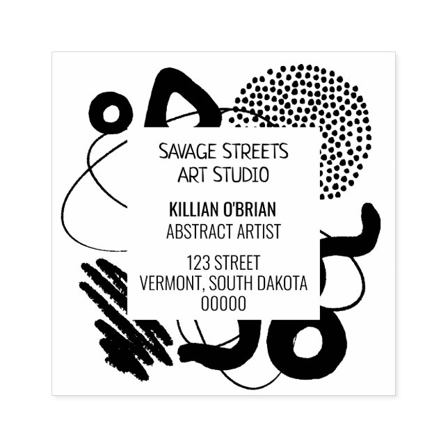 Abstrakte Branding-Kautschuk-Briefmarke Gummistempel (Prägung)