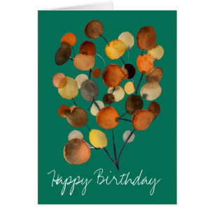 Abstrakte braune Herbstbaumkunst