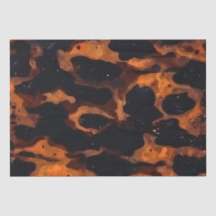 Abstrakte braune und schwarze Textur, schickes Sch Seidenpapier