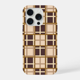 Abstrakte Brauntöne iPhone 15 Pro Hülle