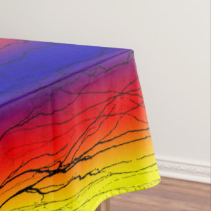 Abstrakte Breite Tischdecke