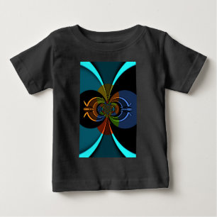Abstrakte Burst Art Print Baby T-shirt