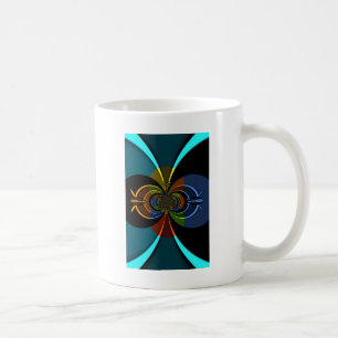 Abstrakte Burst Art Print Tasse