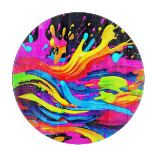 Abstrakte Burst Art Schneidebrett