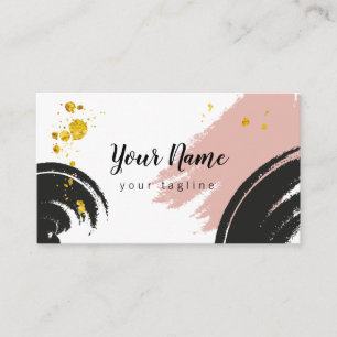 Abstrakte Bürsten-Anschlag-Geschäfts-Karte Visitenkarte