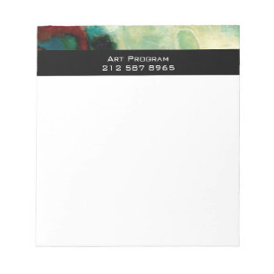 abstrakte Business Note Pads Notizblock
