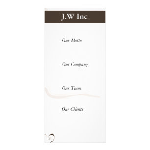 abstrakte Business-Rack-Karten Werbekarte