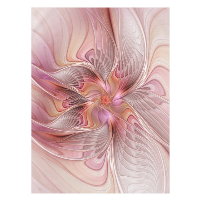 Abstrakte Butterfly Farbenfrohe Fantasie Fraktal K Tischdecke (Vorderseite)