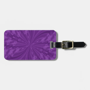 Abstrakte Butterfly Himbeere Lila LUGGAGE TAG Gepäckanhänger