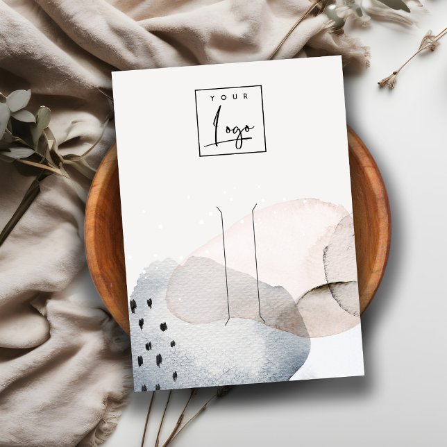 Abstrakte Button-Clip-Anzeige für das Logo "Wasser Visitenkarte (Von Creator hochgeladen)