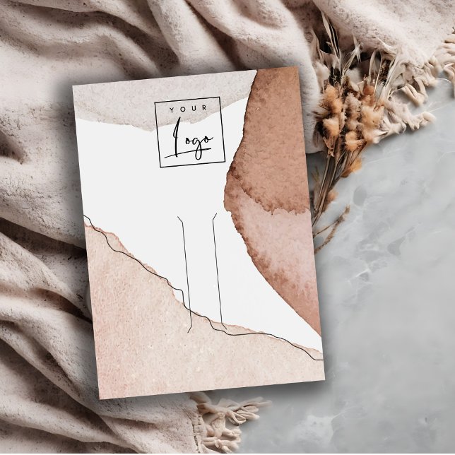 Abstrakte Button-Clip-Anzeige für das Logo "Wasser Visitenkarte (Von Creator hochgeladen)